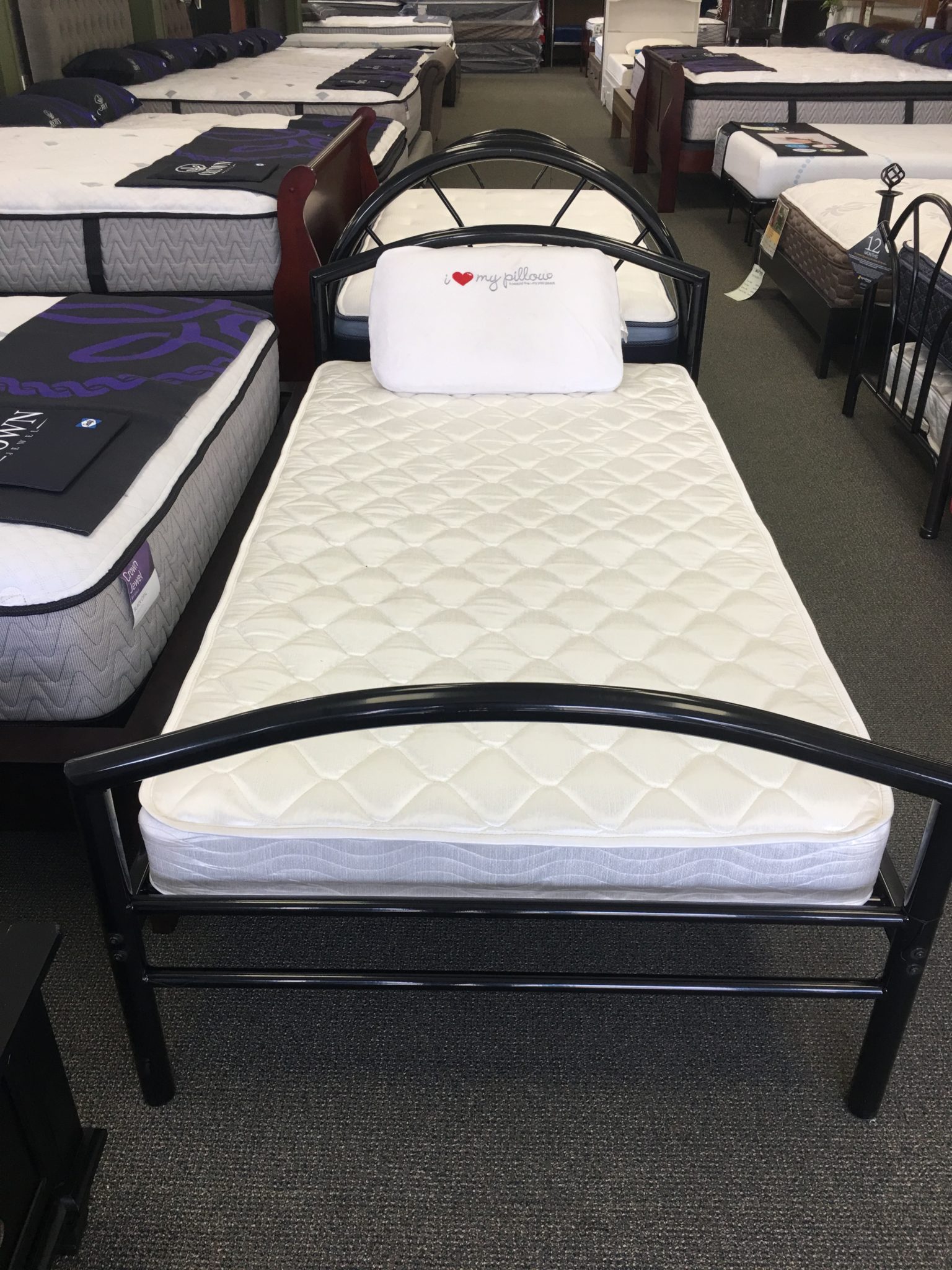 High Riser Frame and Mattress