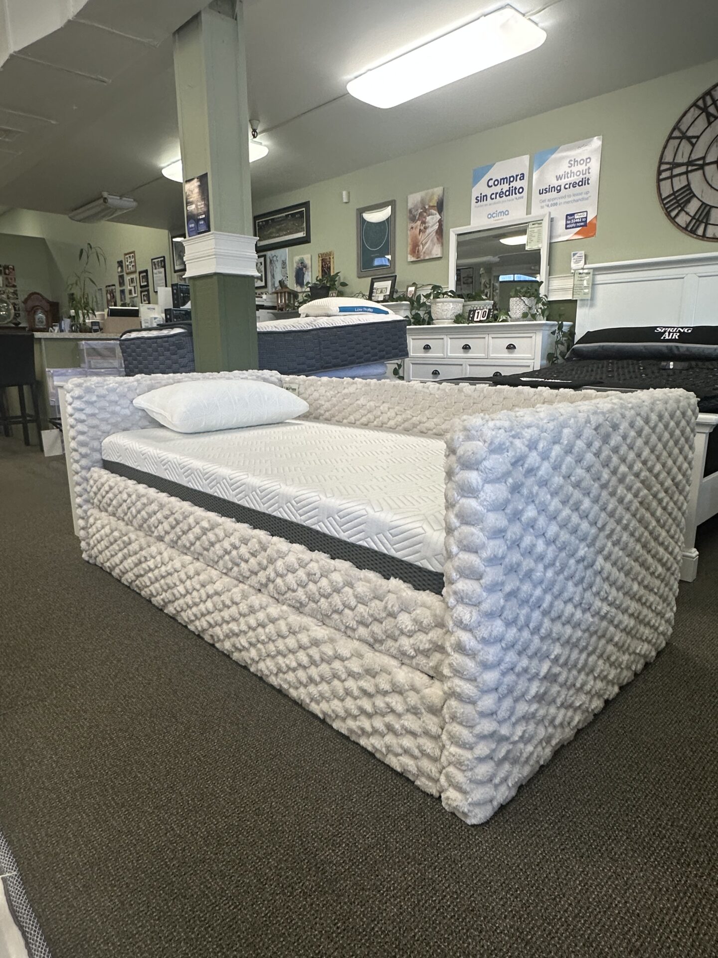 High Riser Frame and Mattress